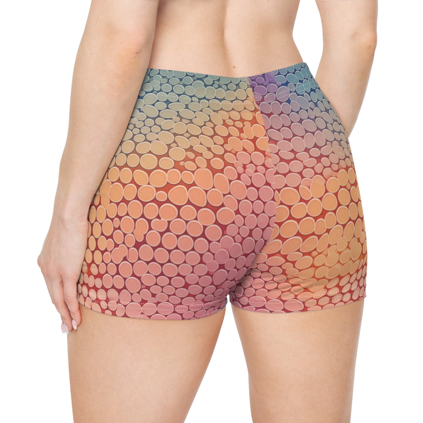 Workout Shorts - Tove Florence Pin Dot