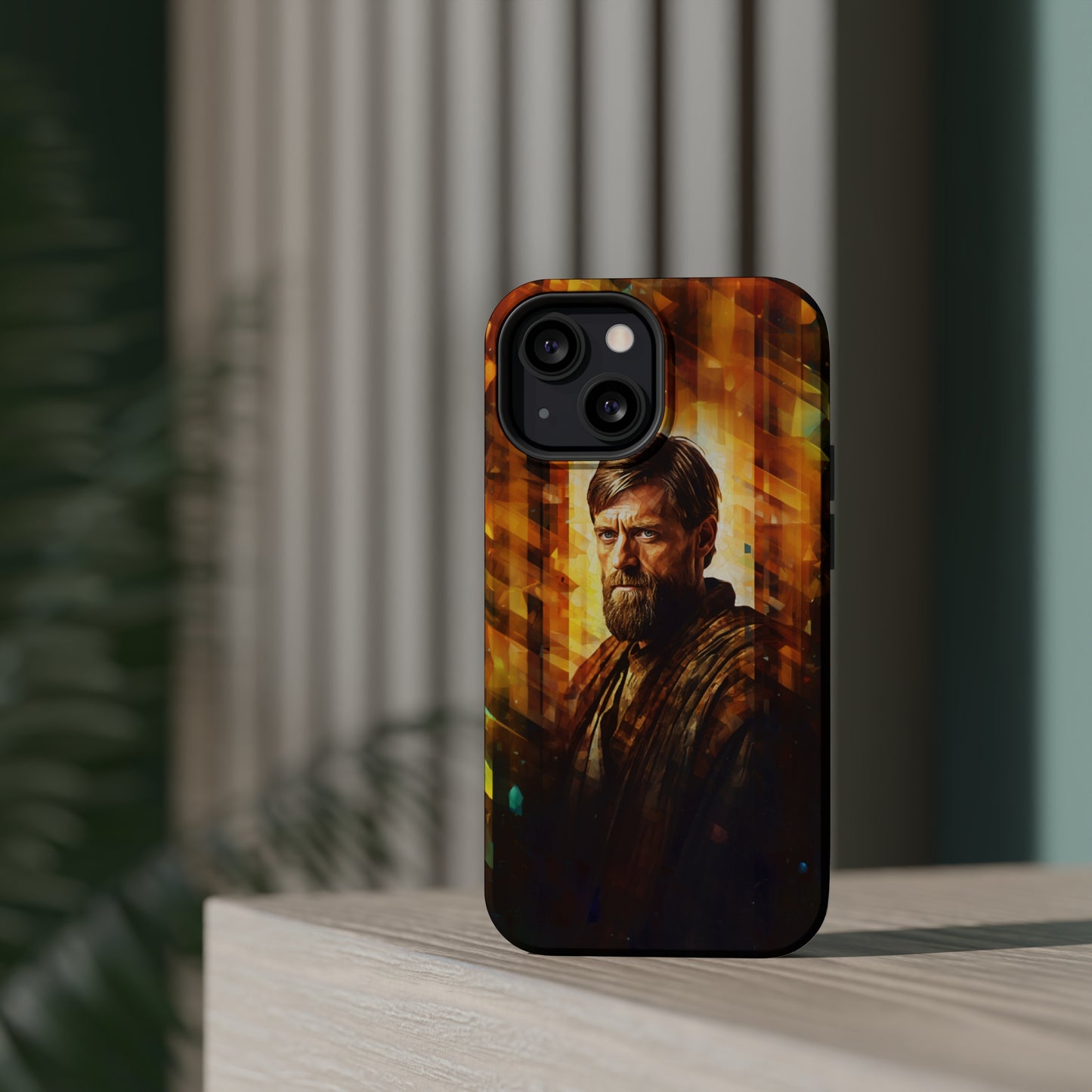 MagSafe Tough iPhone Case - Obi Wan Kenobi Abstract Expressionism