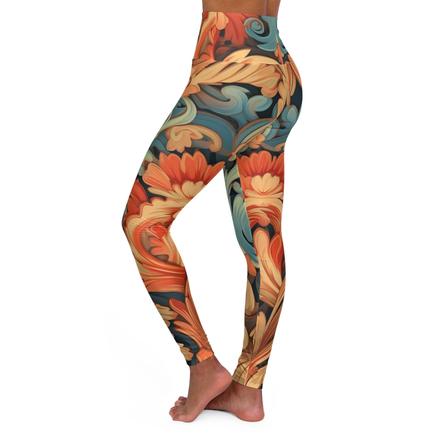 High Waisted Leggings - Isabella de' Medici