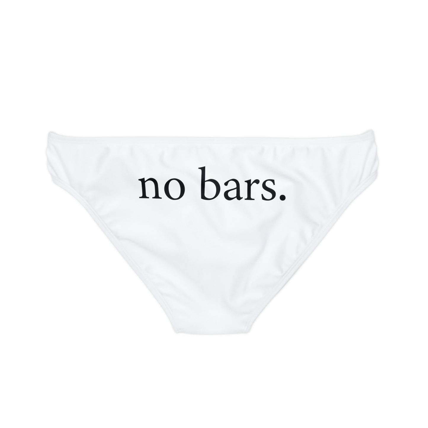 Loop Tie Side Bikini Bottom (AOP) - mwah, no bars.