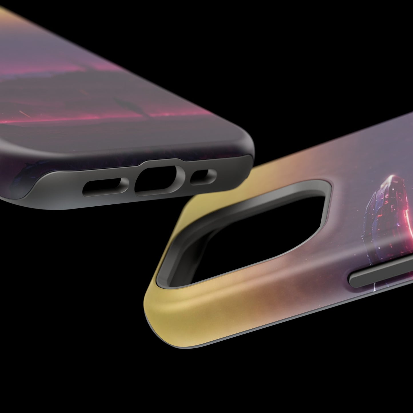MagSafe Tough iPhone Case - "Cosmic Cyberpunk"