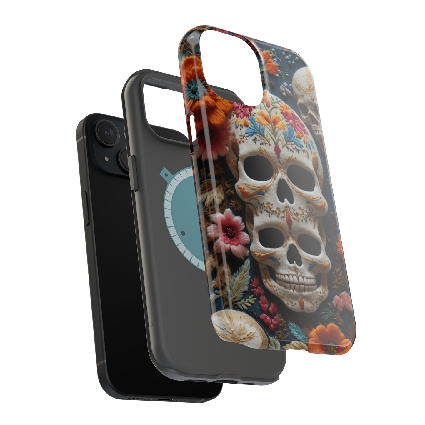 MagSafe Tough iPhone Case - "Artistic Embroidery"