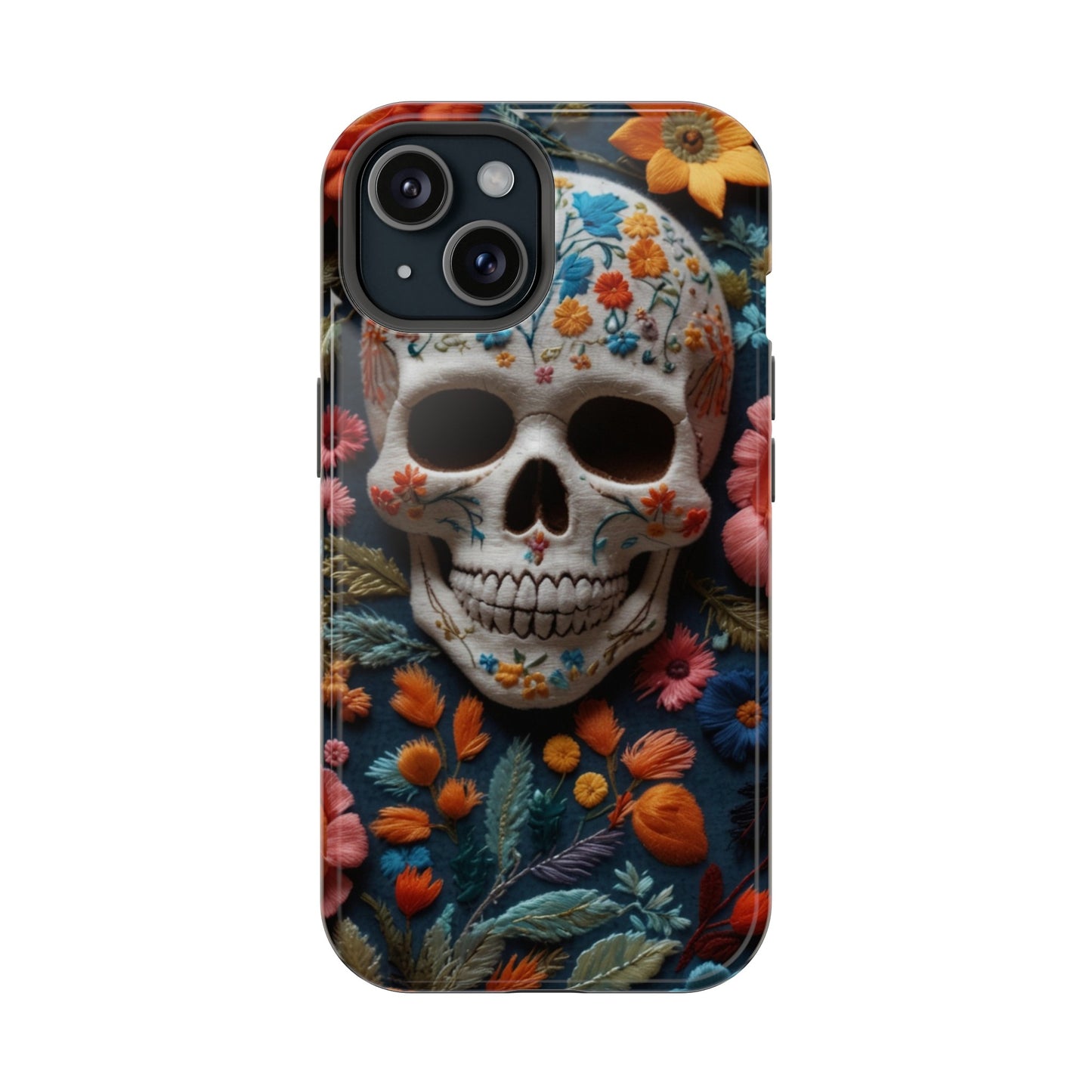MagSafe Tough iPhone Case - "Embroidery Artistry"