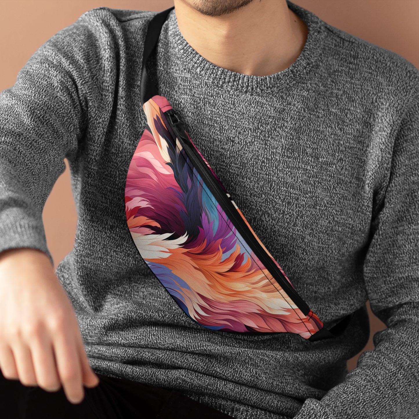 Fanny Pack/Bum Bag - Bard Makarasana Retro Anime Abstract