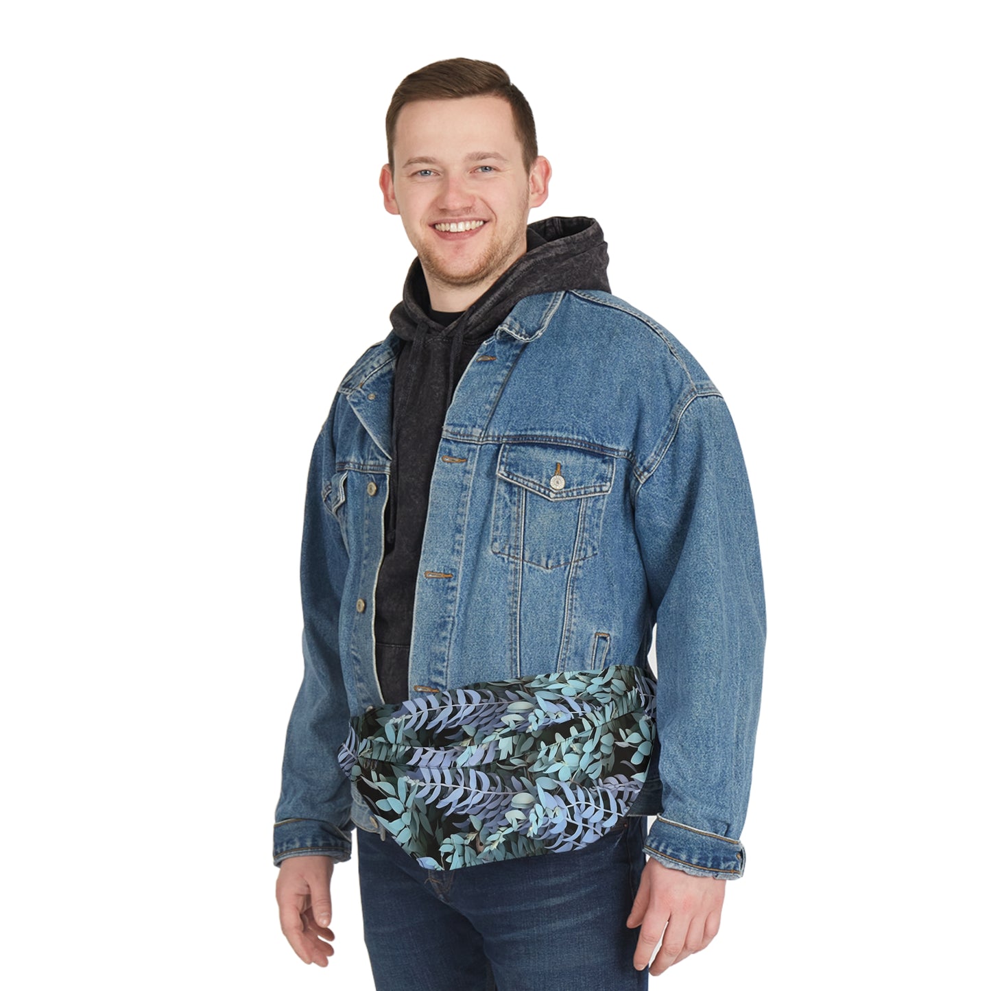 Large Fanny Pack/Bum Bag - Purple Sage, Purple Sage