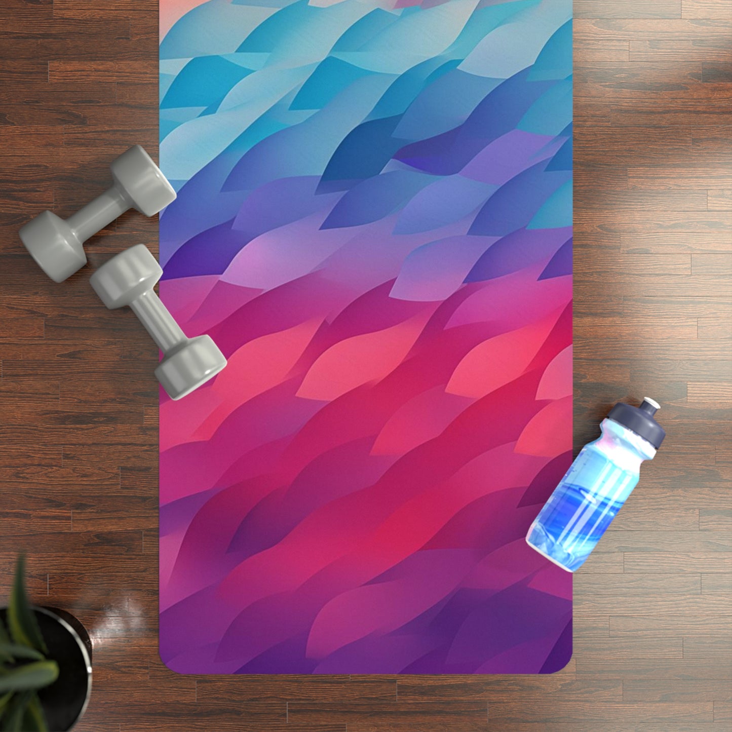 Rubber Yoga Mat- Isabeau La Rochelle Ombre