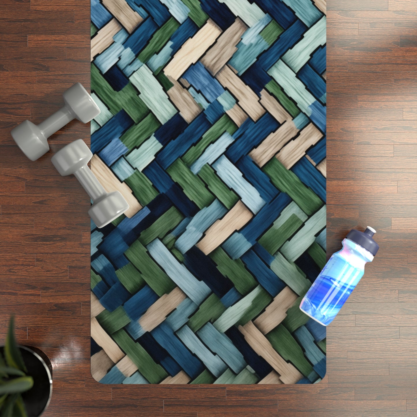 Rubber Yoga Mat- Orchidia Parisian