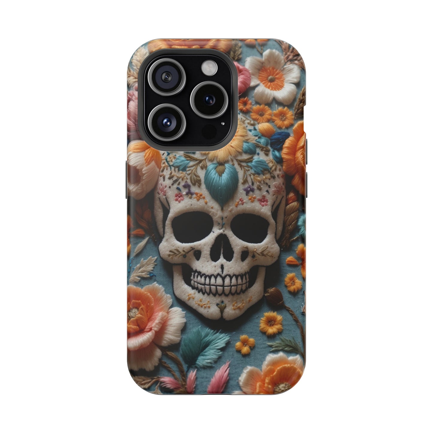 MagSafe Tough iPhone Case - "Embroidery Artistry"