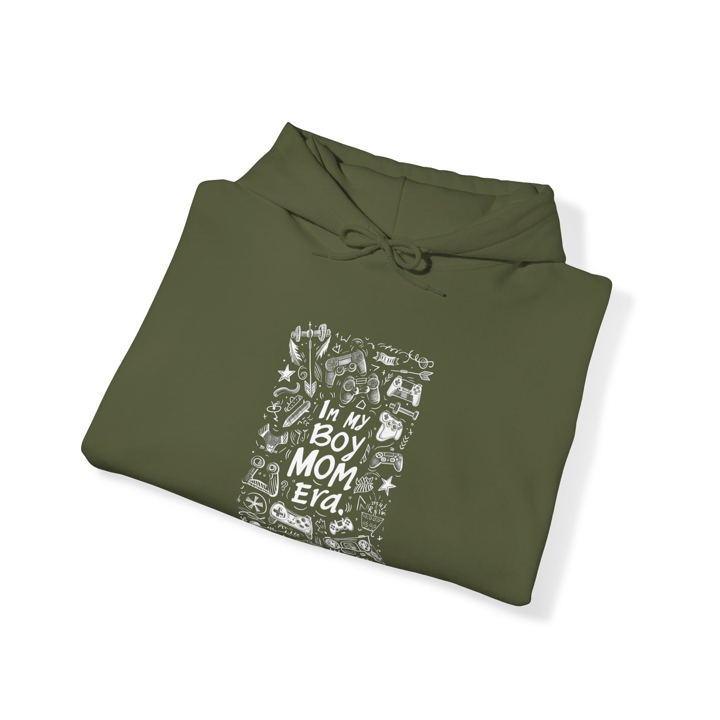 Unisex Heavy Blend™ Hooded Sweatshirt - In My Boy Mom Era - Gamer