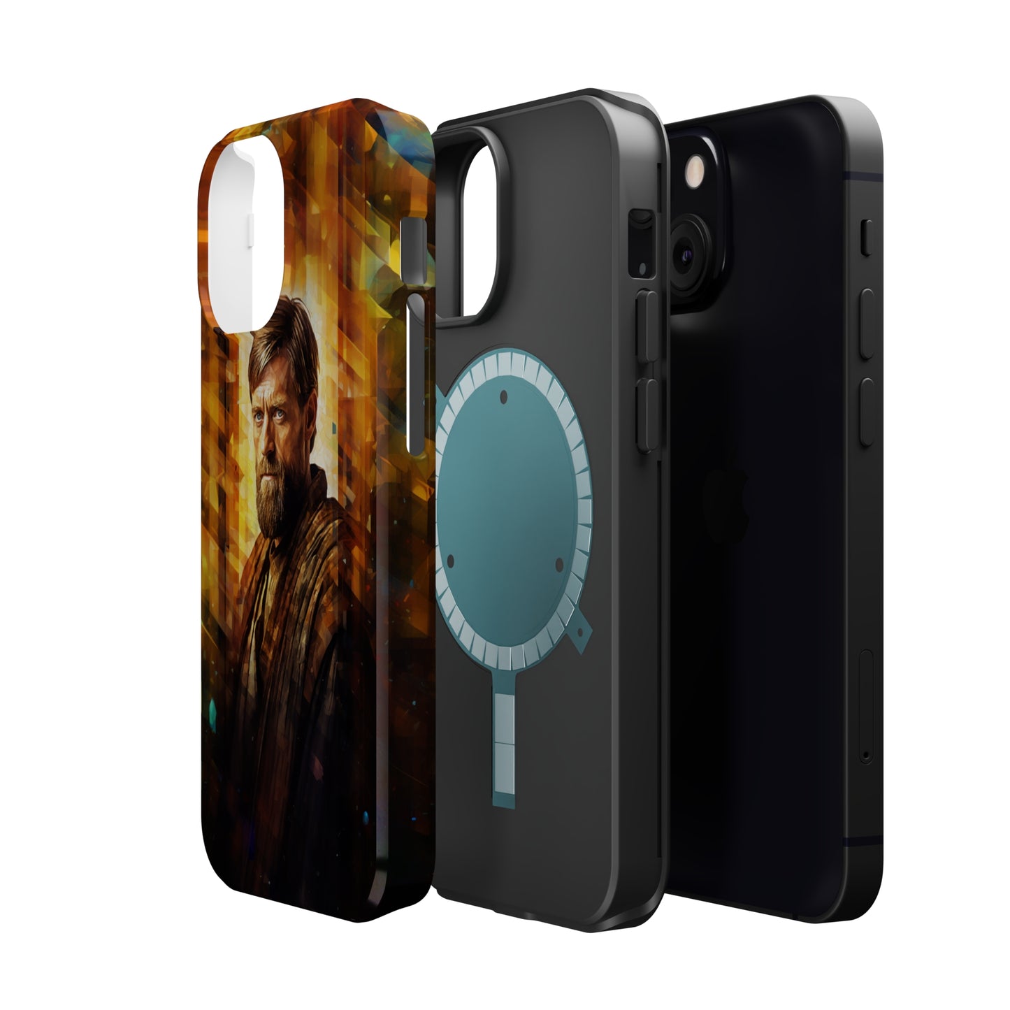 MagSafe Tough iPhone Case - Obi Wan Kenobi Abstract Expressionism