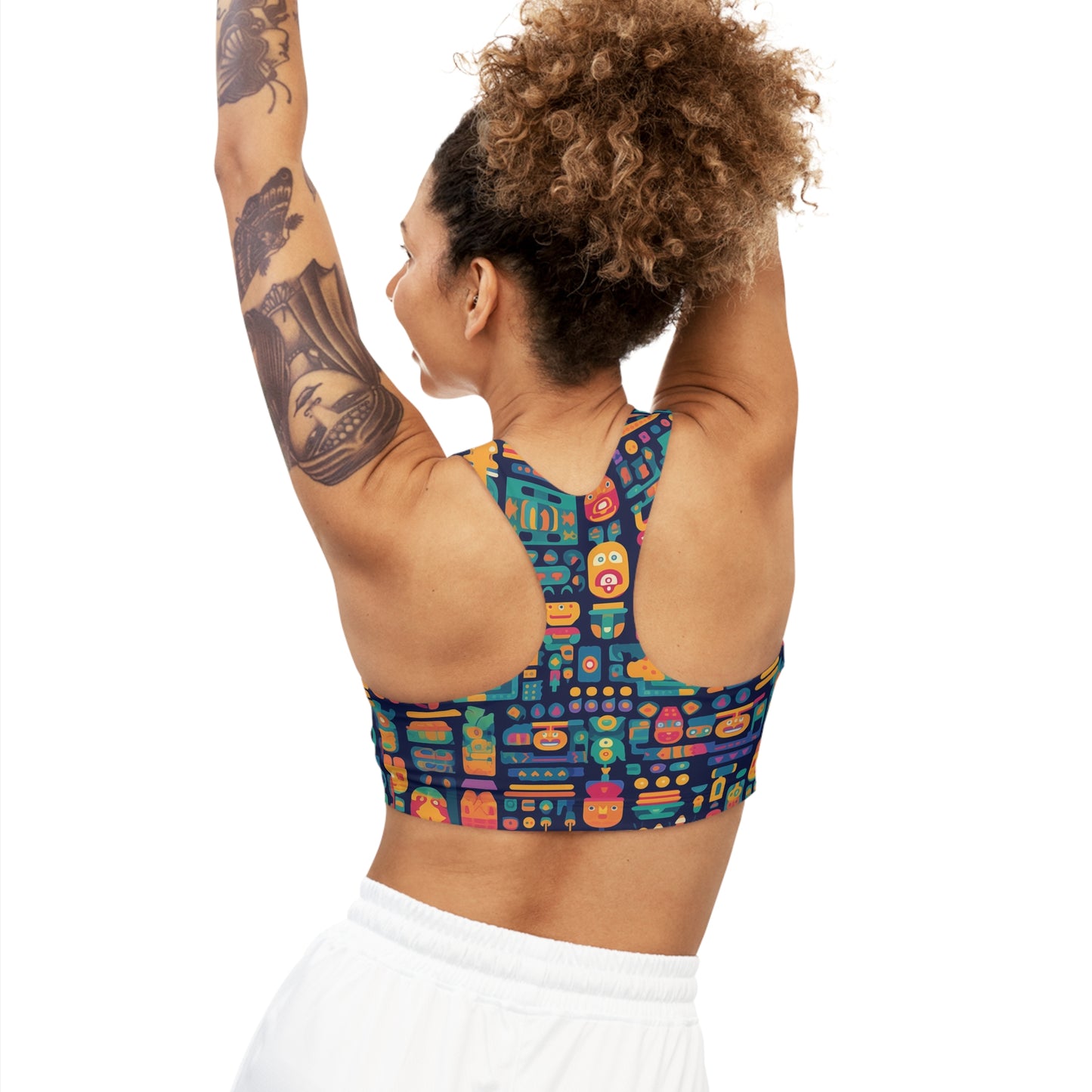 Sports Bra - Anika Trikonasana Space Invader