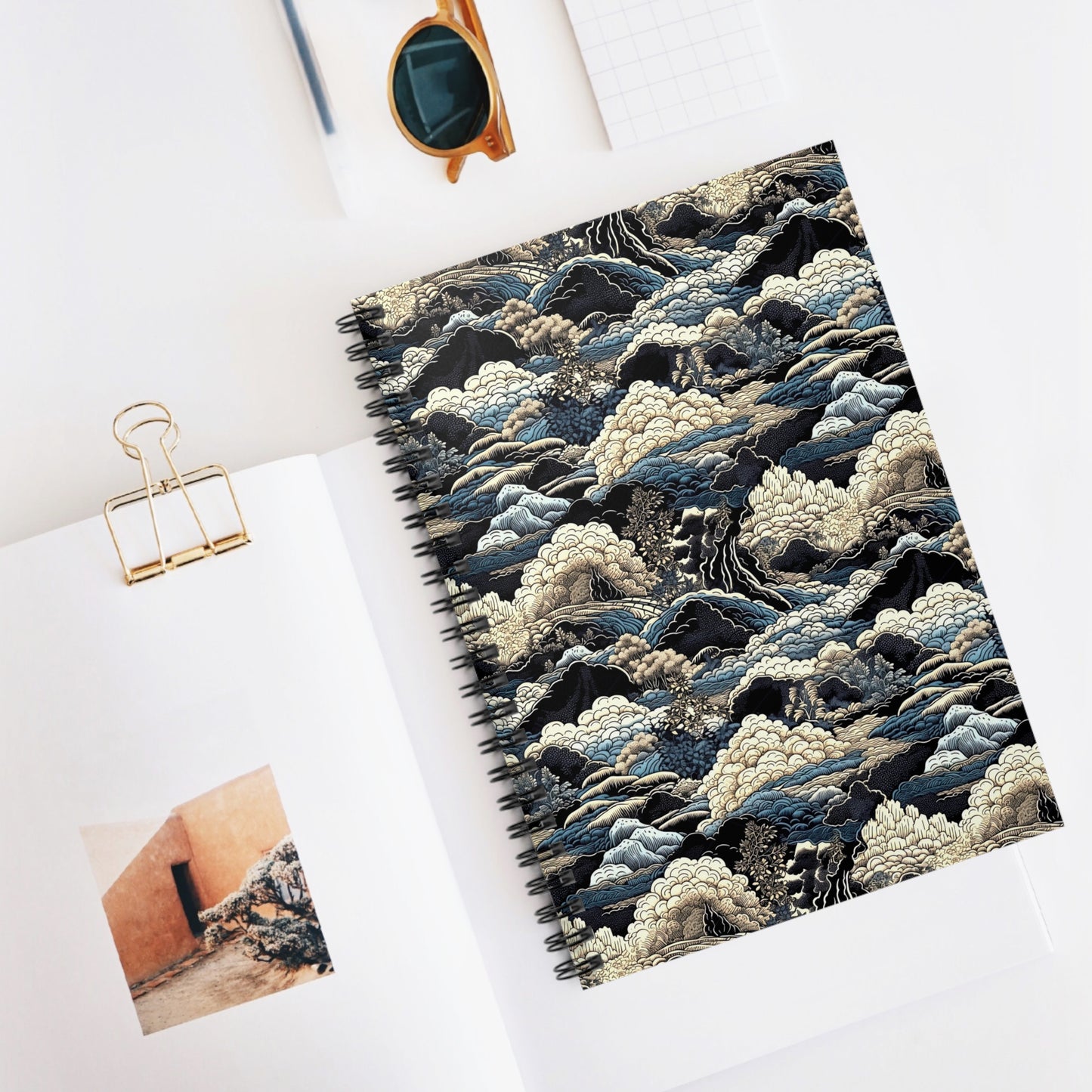 Edo Daydreams - Spiral Notebook with Ruled Line