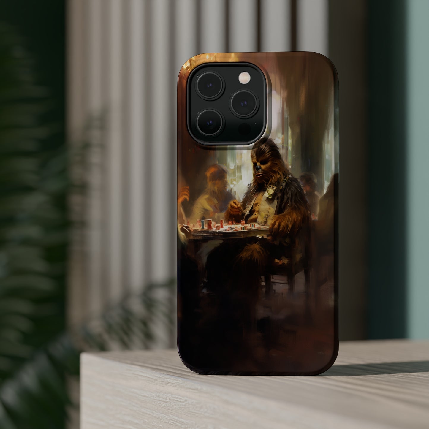 MagSafe Tough iPhone Case - ChewbaccaPlaying Poker