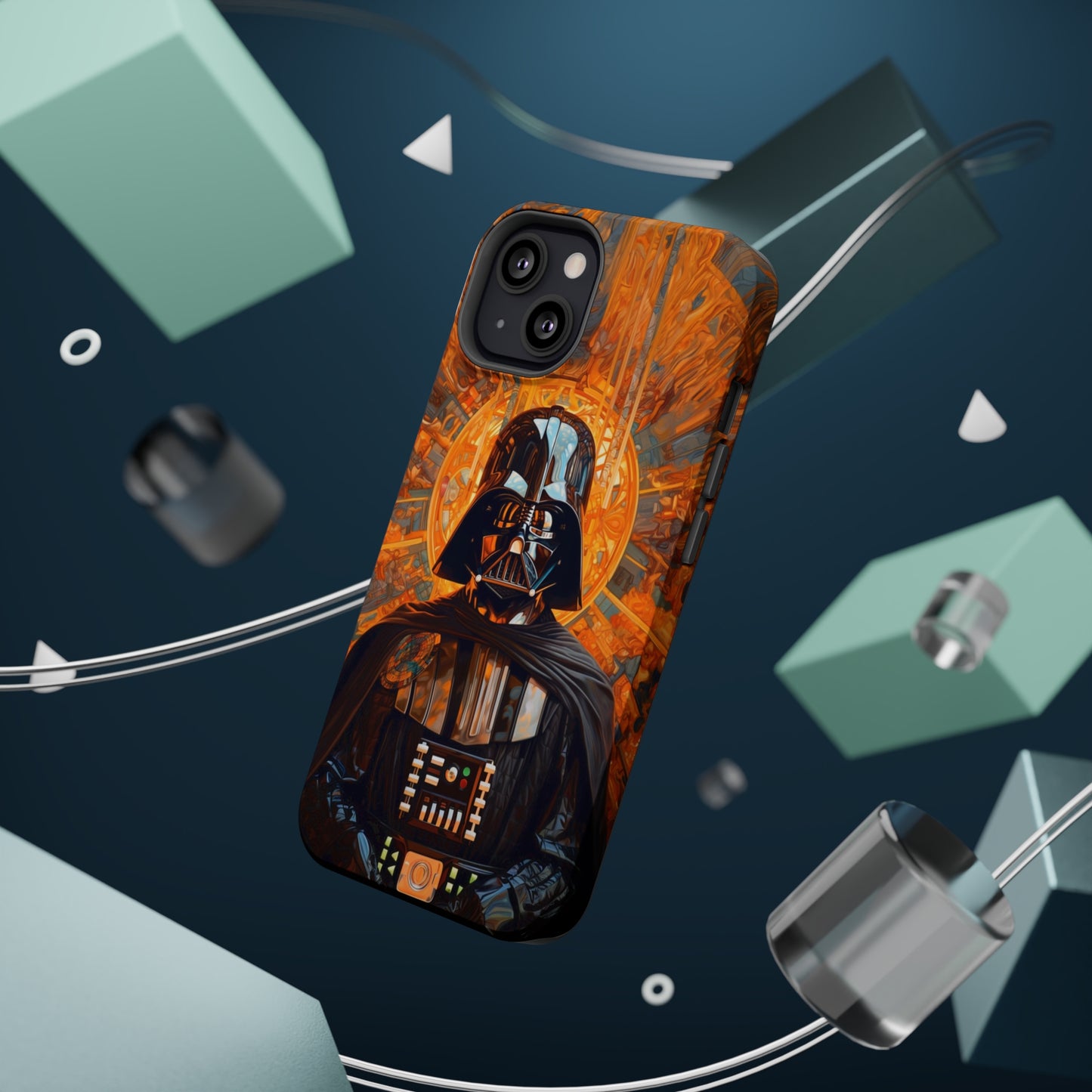MagSafe Tough iPhone Case - Darth Vader Futurism