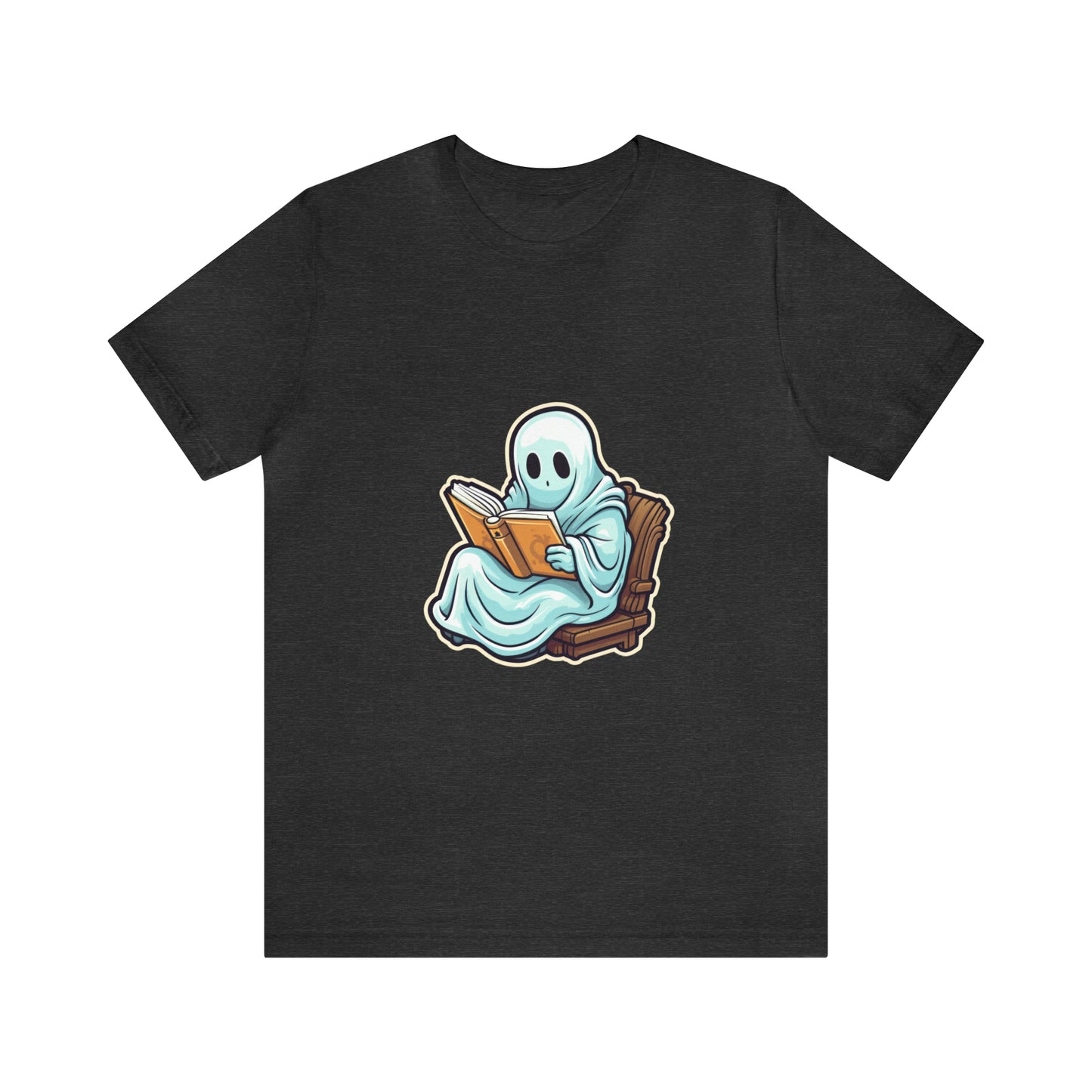 Ghost Reading Books Tee Shirt, Halloween Teacher Gift, Librarian, Ghost, Halloween Tee