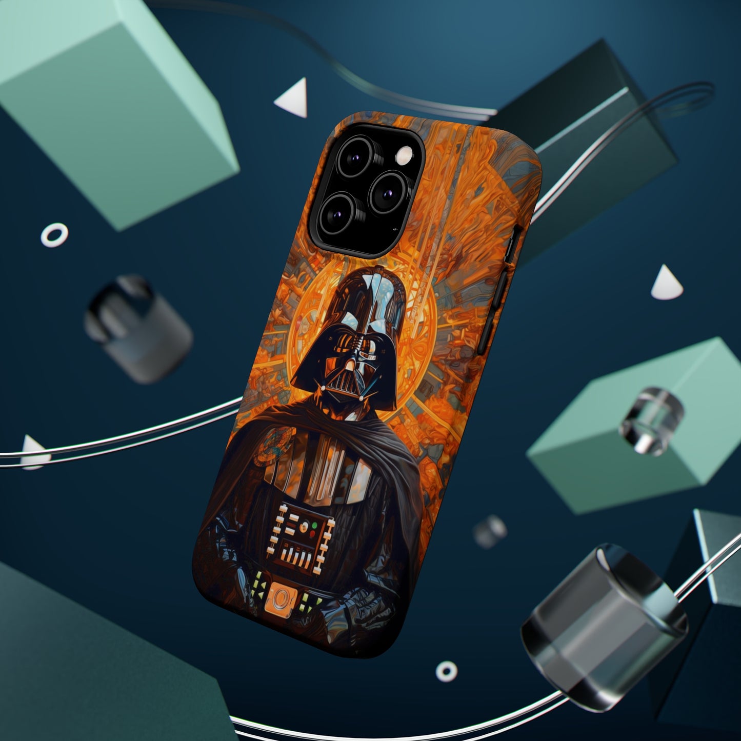 MagSafe Tough iPhone Case - Darth Vader Futurism