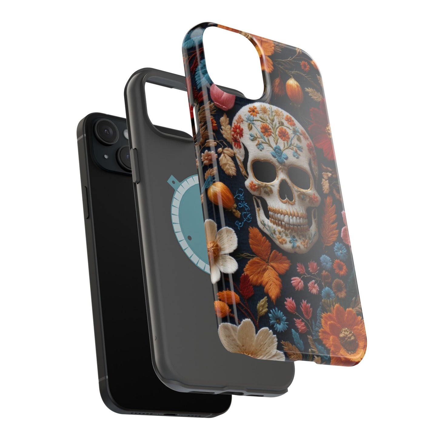 MagSafe Tough iPhone Case - "Embroidery Artistry"