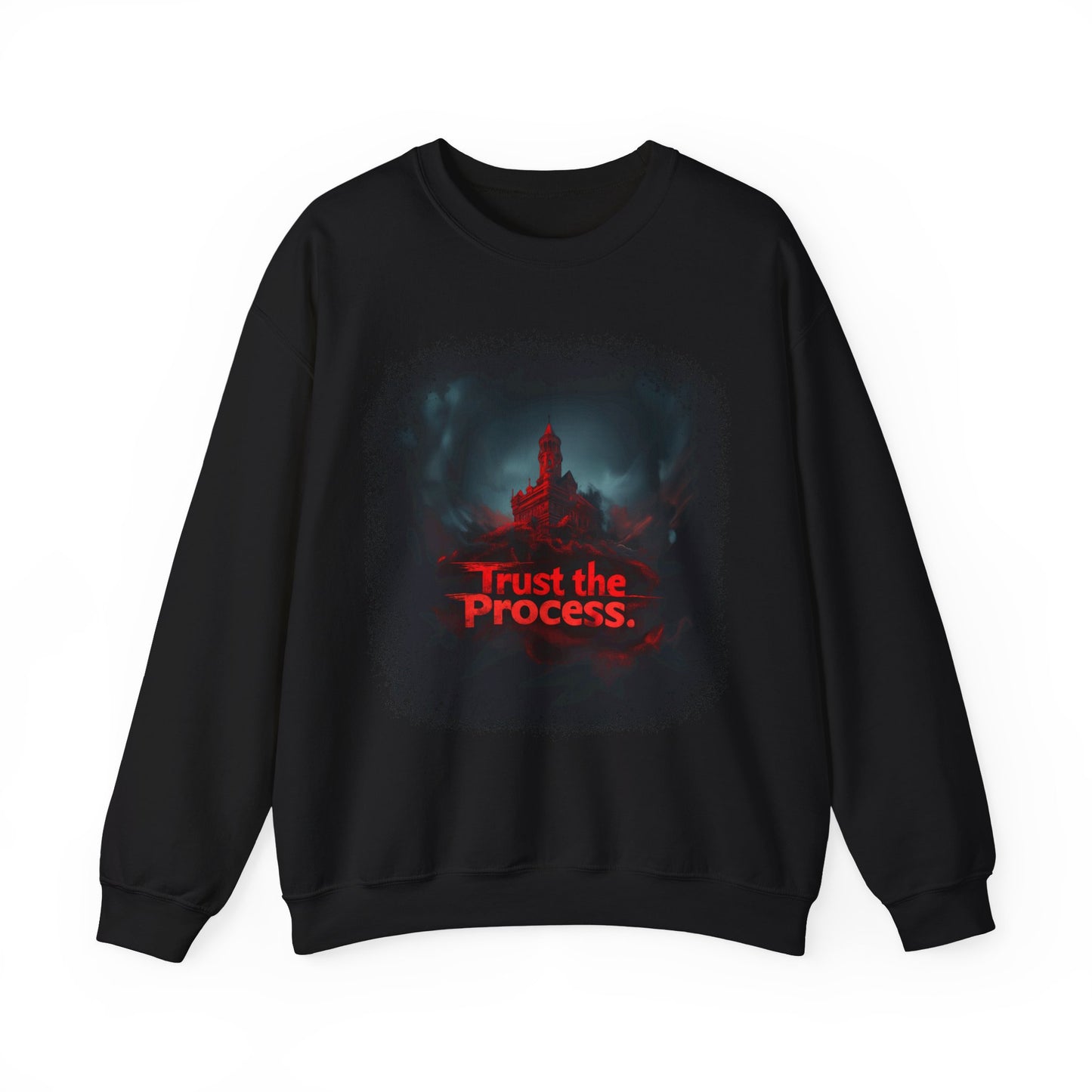 Unisex Heavy Blend™ Crewneck Sweatshirt - Trust The Process Horror