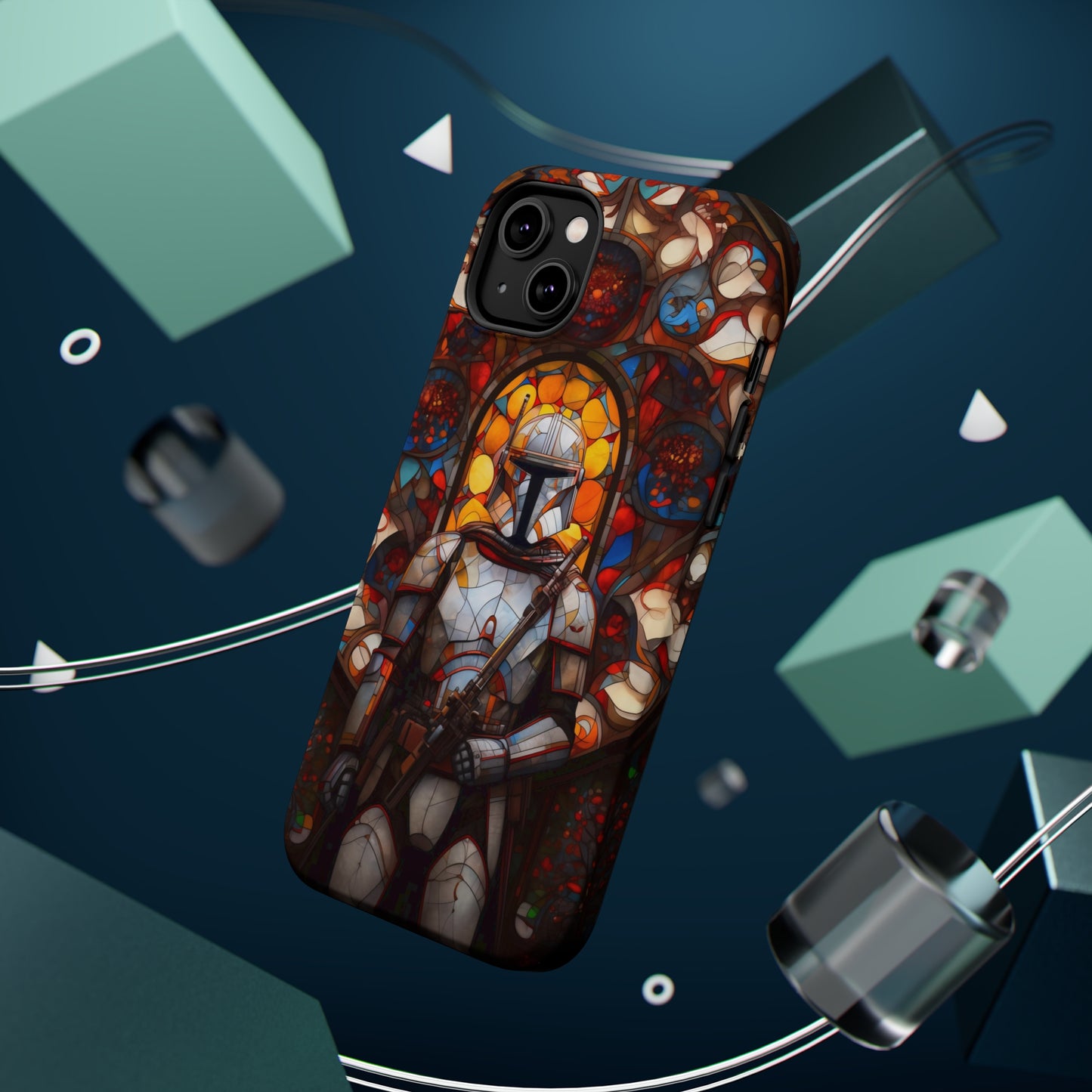 MagSafe Tough iPhone Case - Snow trooper Catholic Stained Glass Window
