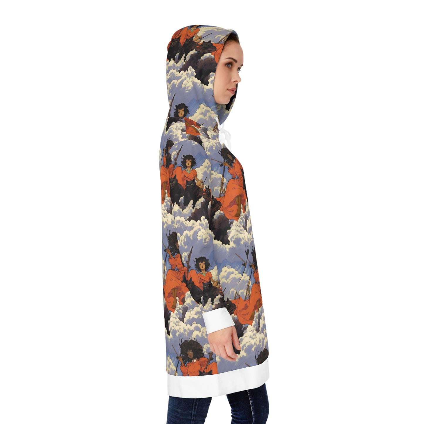 Hoodie Dress - Teenage Witches Black Girl Magic