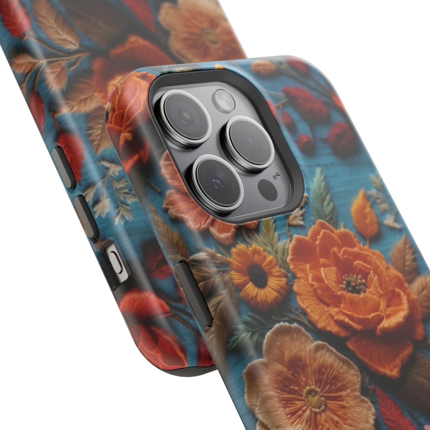 MagSafe Tough iPhone Case - Embroidered Artistry