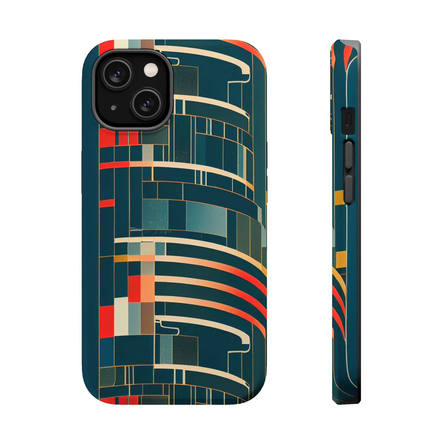 MagSafe Tough iPhone Case - Mecha Modernist