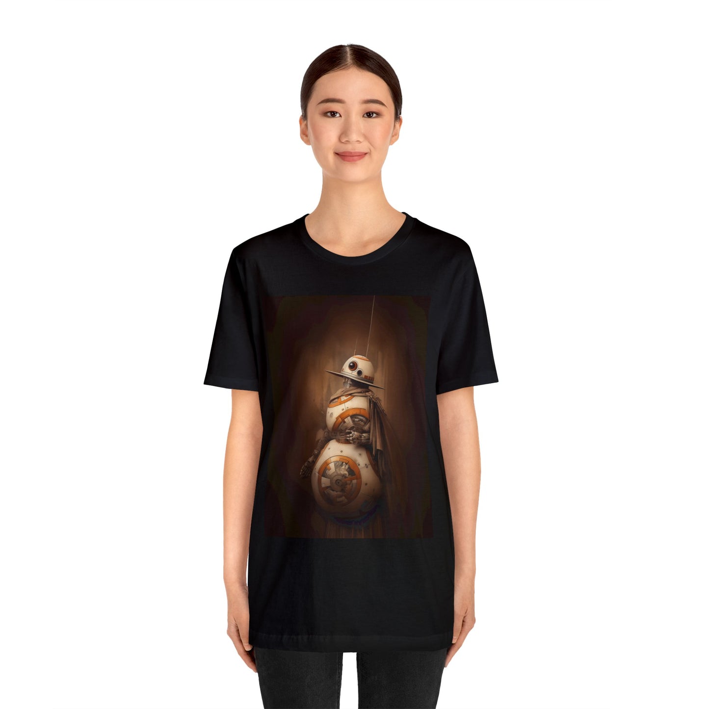 Unisex Jersey Short Sleeve Tee - BB-8Wild West Photography Sepia Vintage Film