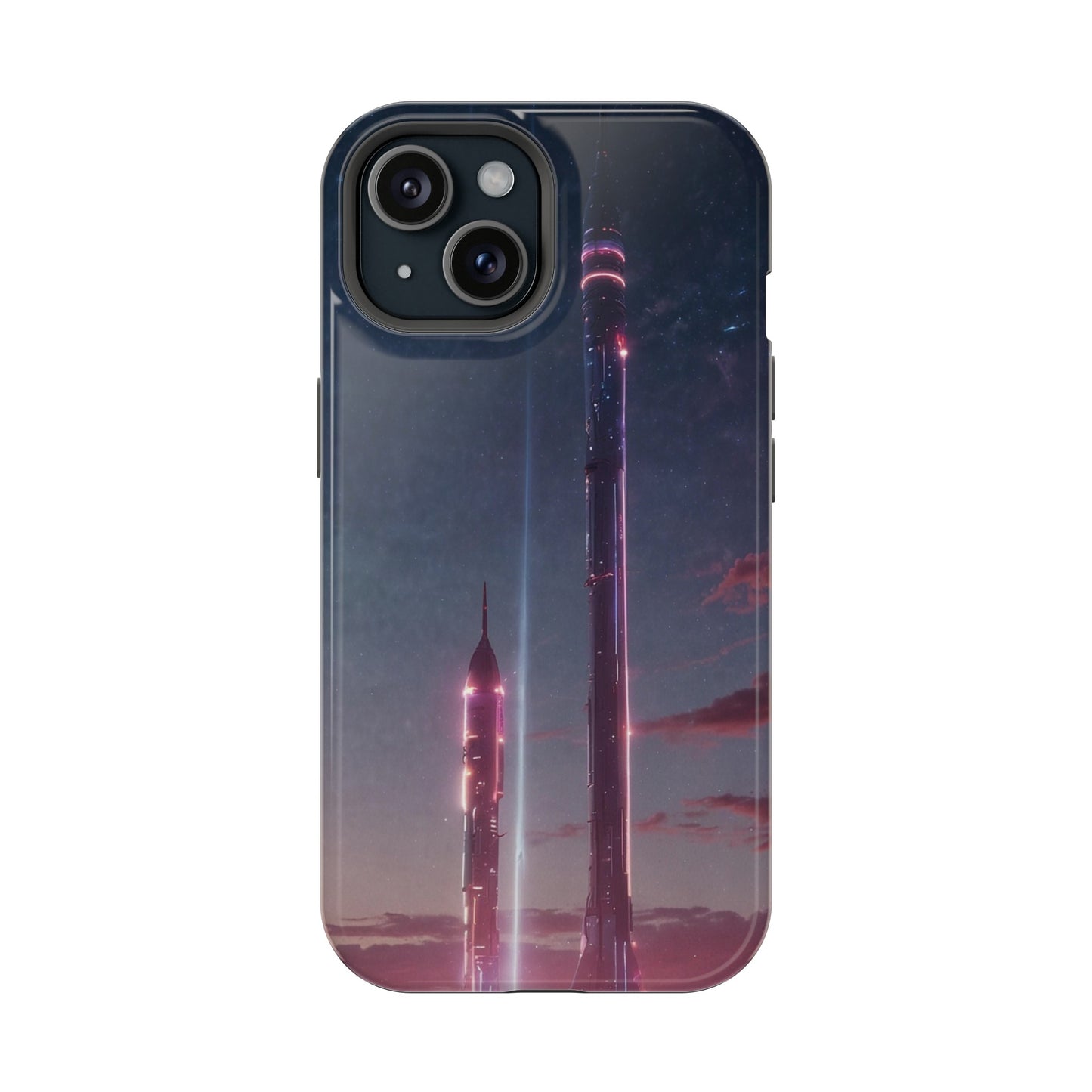 MagSafe Tough iPhone Case - Galactic Cyberpunk