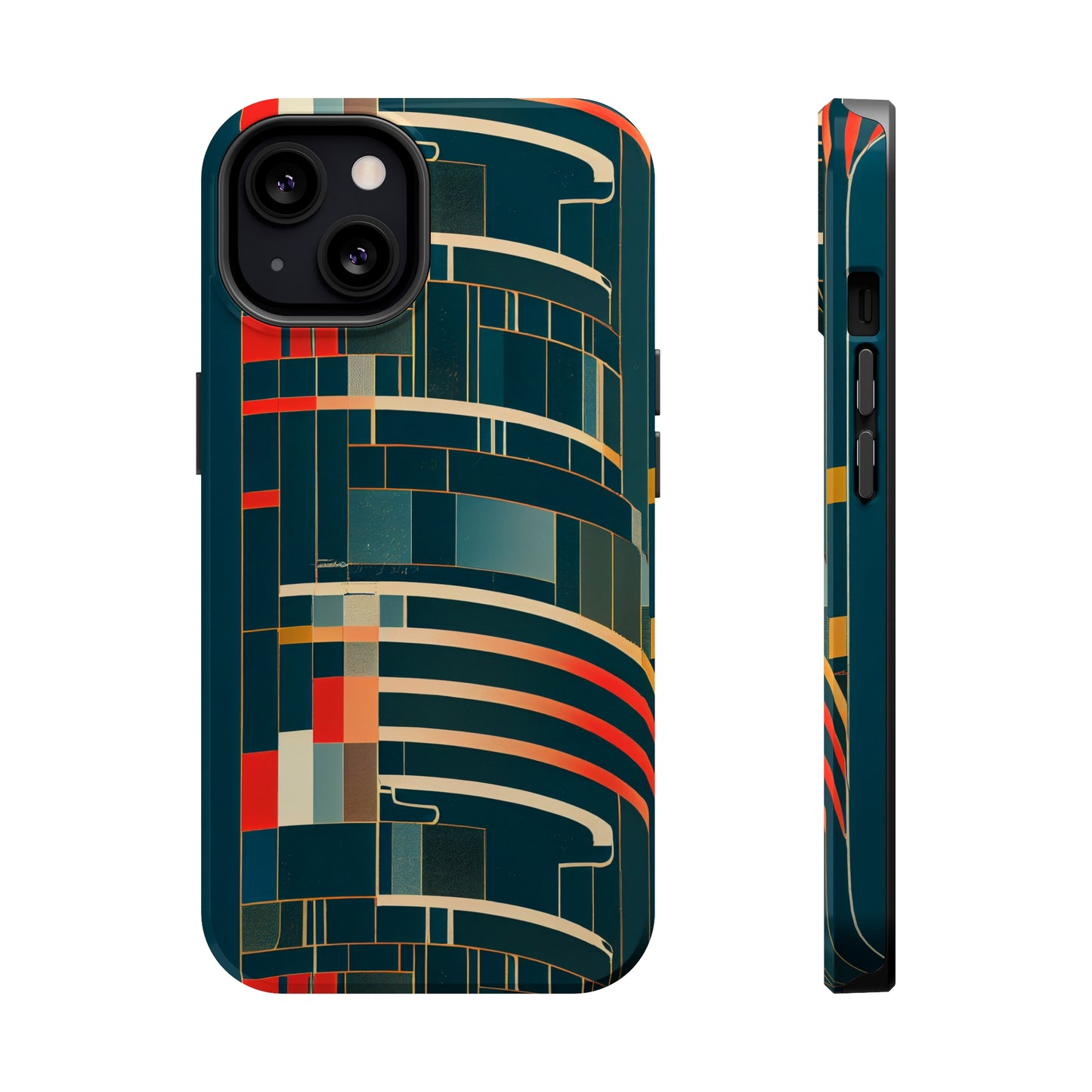 MagSafe Tough iPhone Case - Mecha Modernist