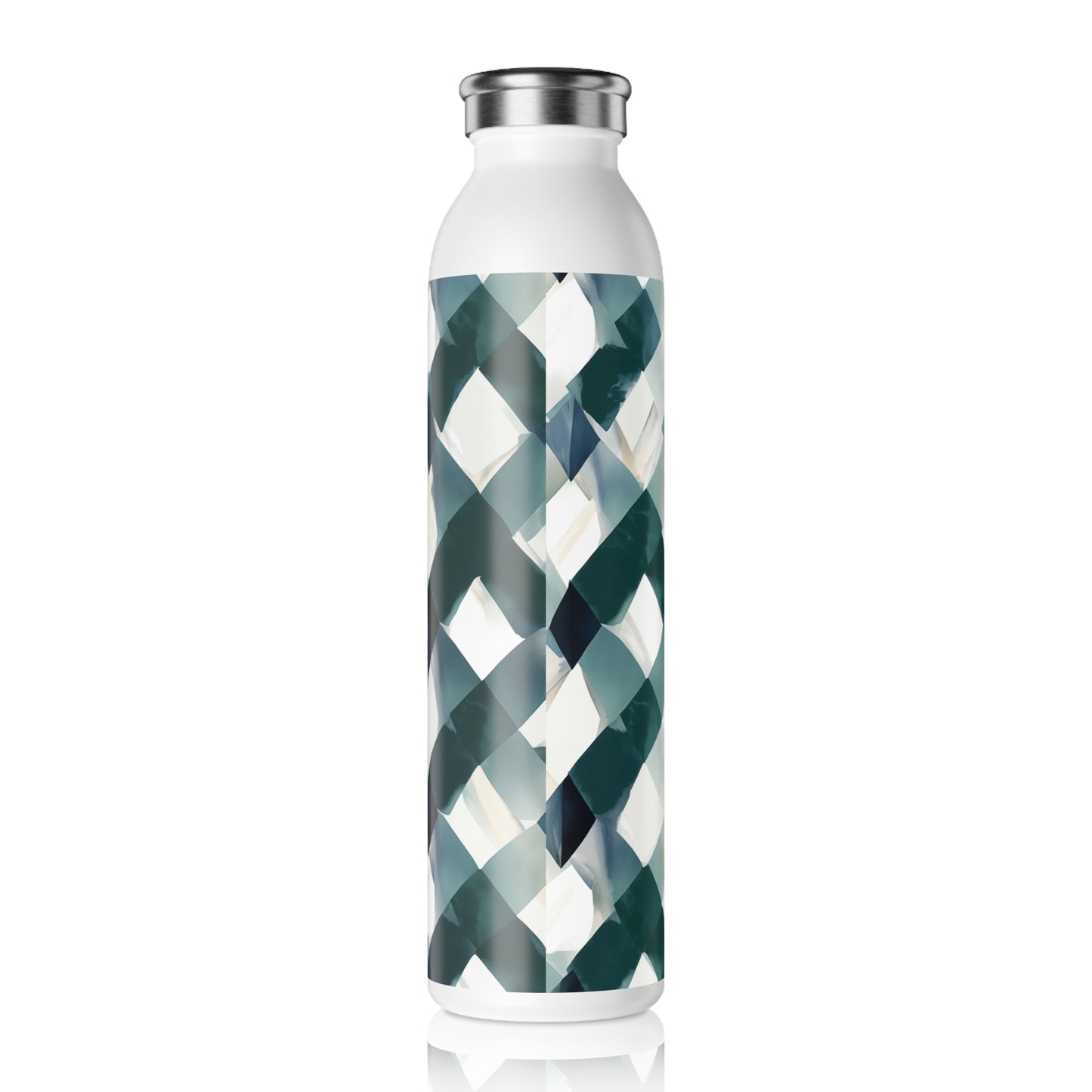 Slim Water Bottle - Wolf Chadds Ford Harlequin
