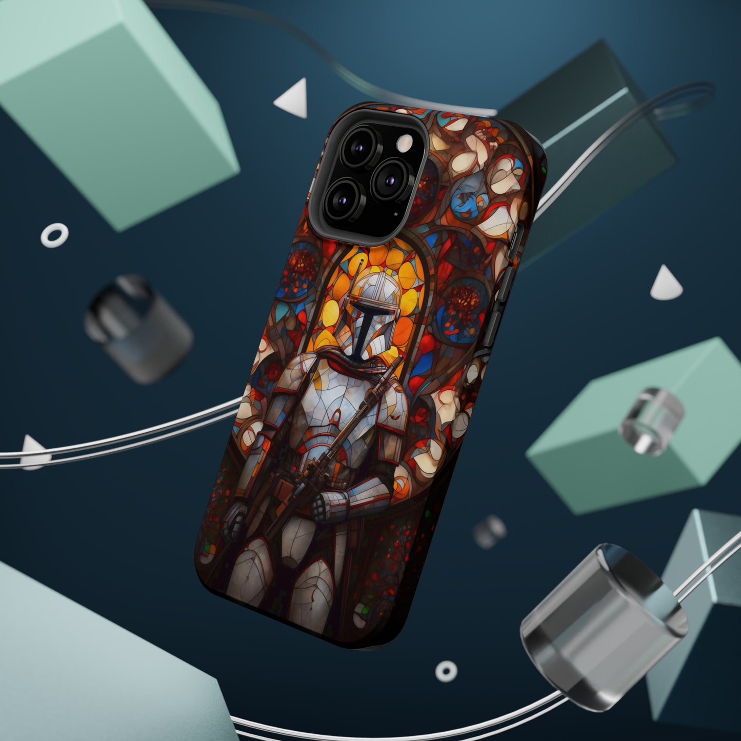MagSafe Tough iPhone Case - Snow trooper Catholic Stained Glass Window