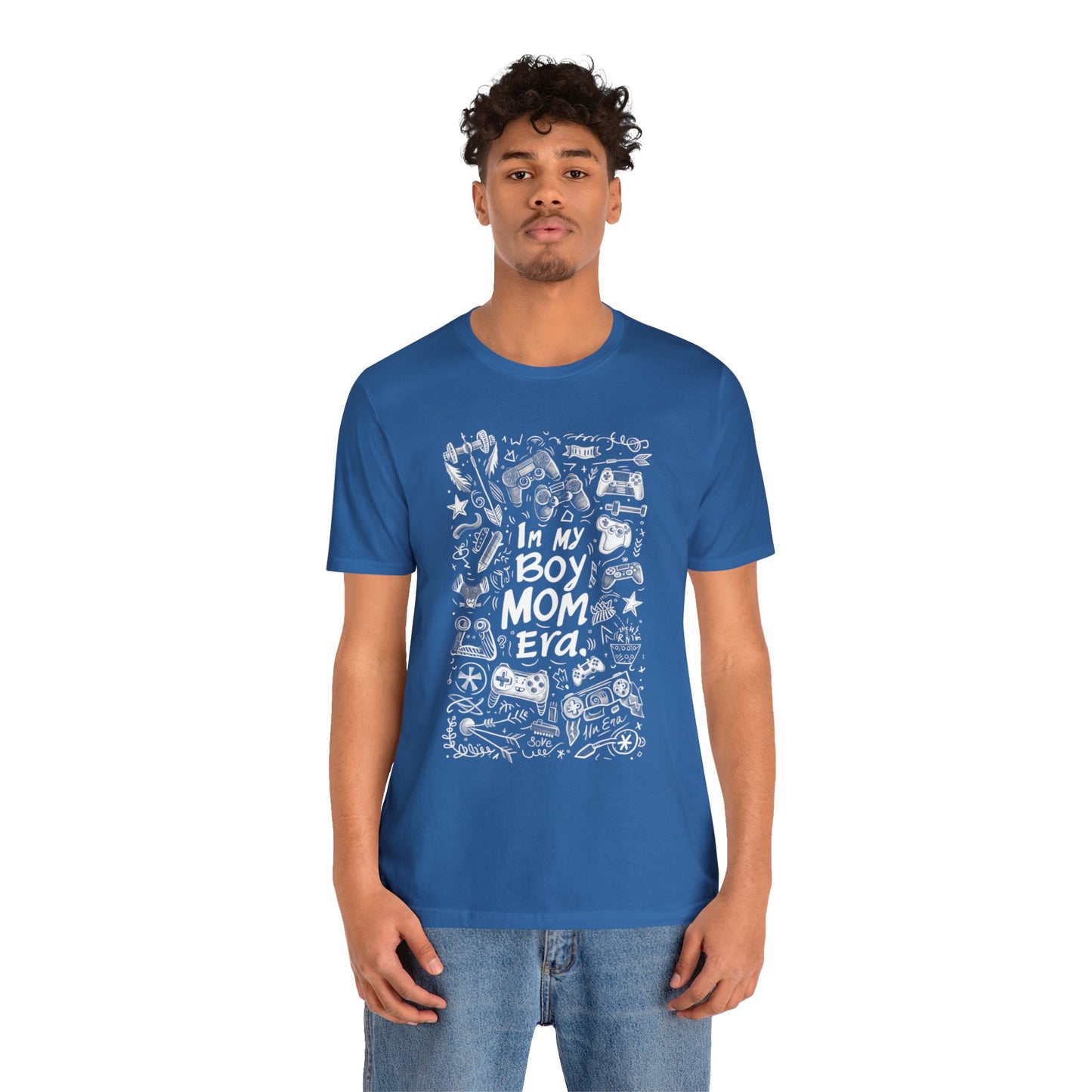 Unisex Jersey Short Sleeve Tee - In My Boy Mom Era - Gamer