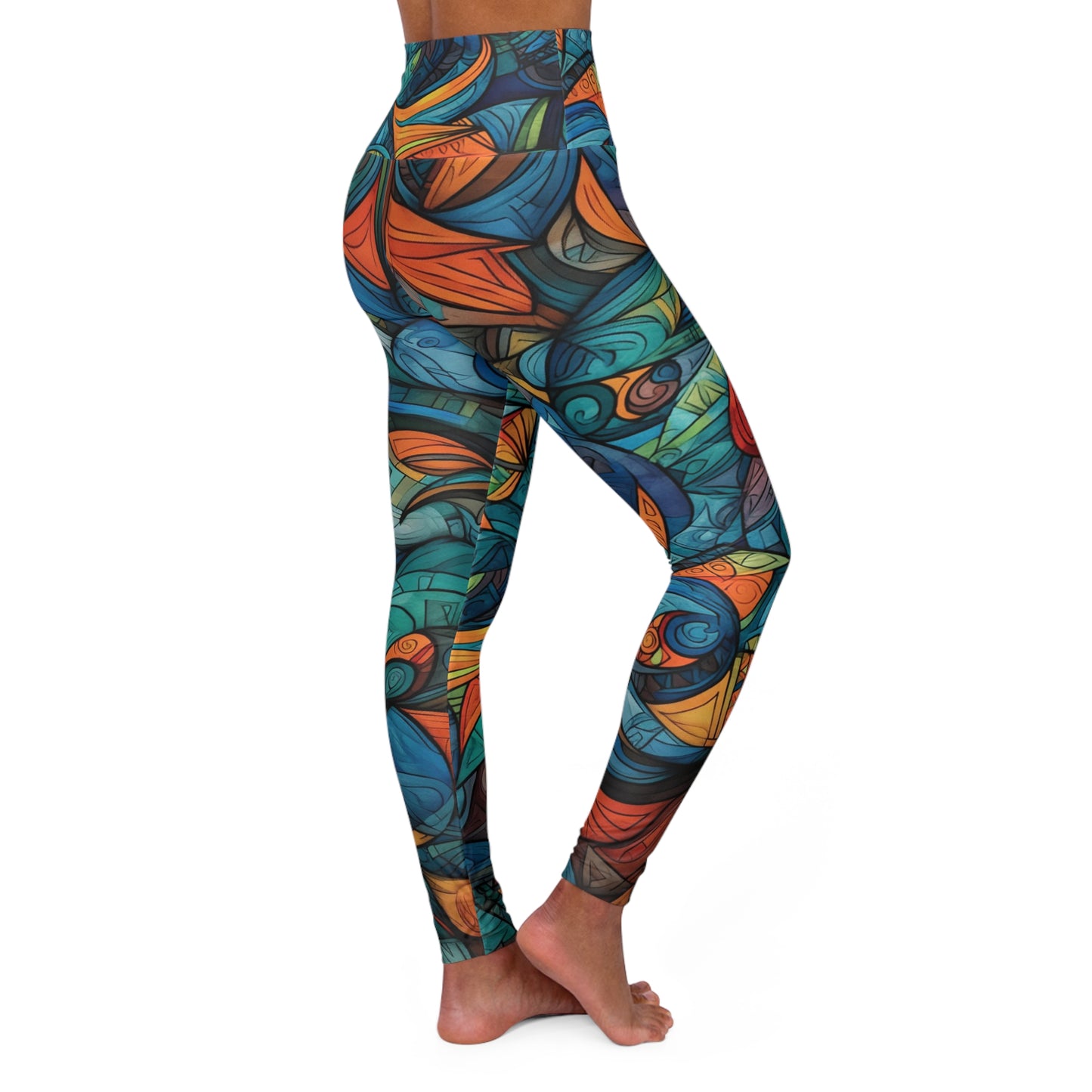 High Waisted Leggings - Picasso-Andalucia.