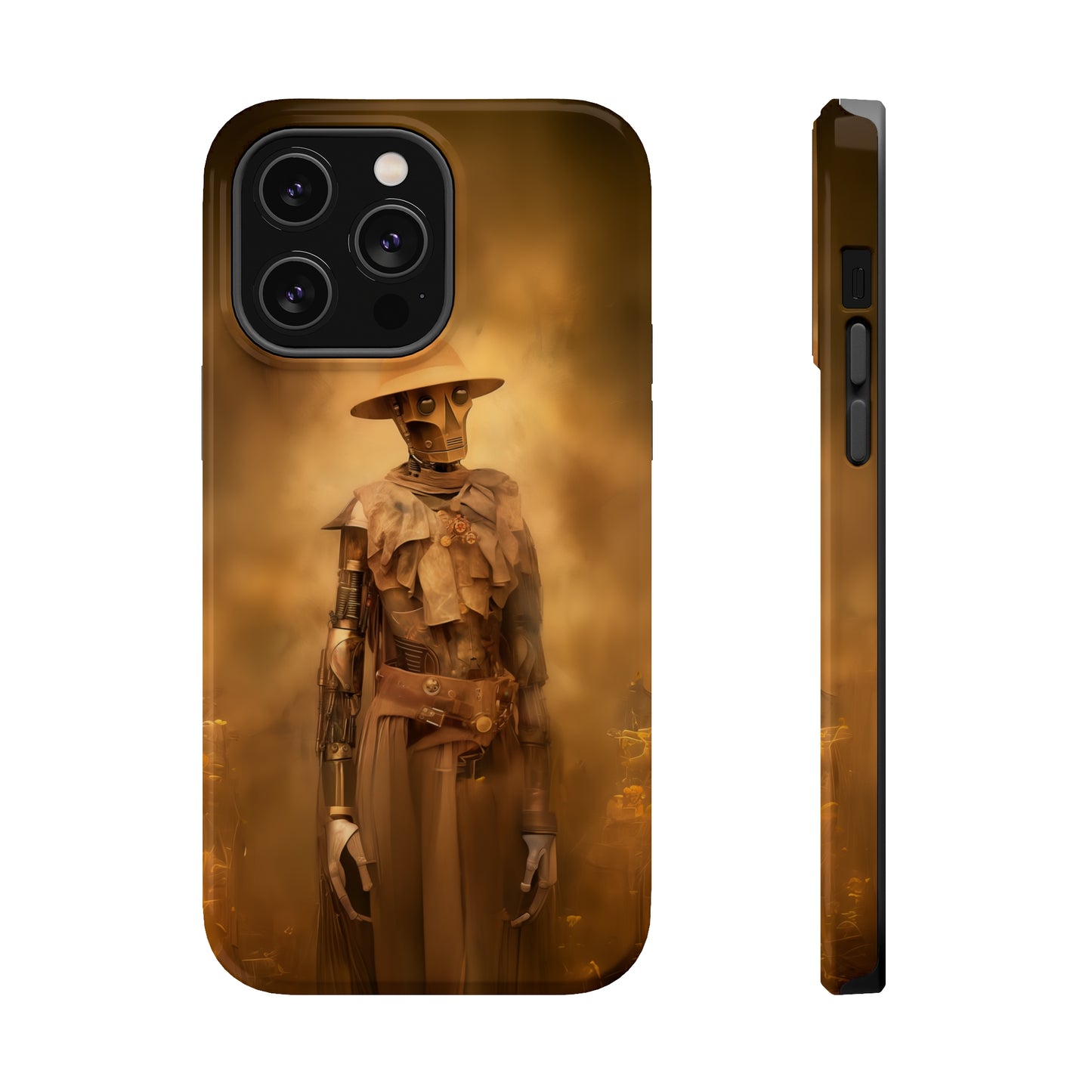 MagSafe Tough iPhone Case - C3P0 Wild West Photography Sepia Vintage Film
