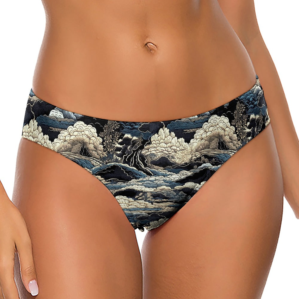 Women's High Quality Swimwear Thong - Edo Daydreams