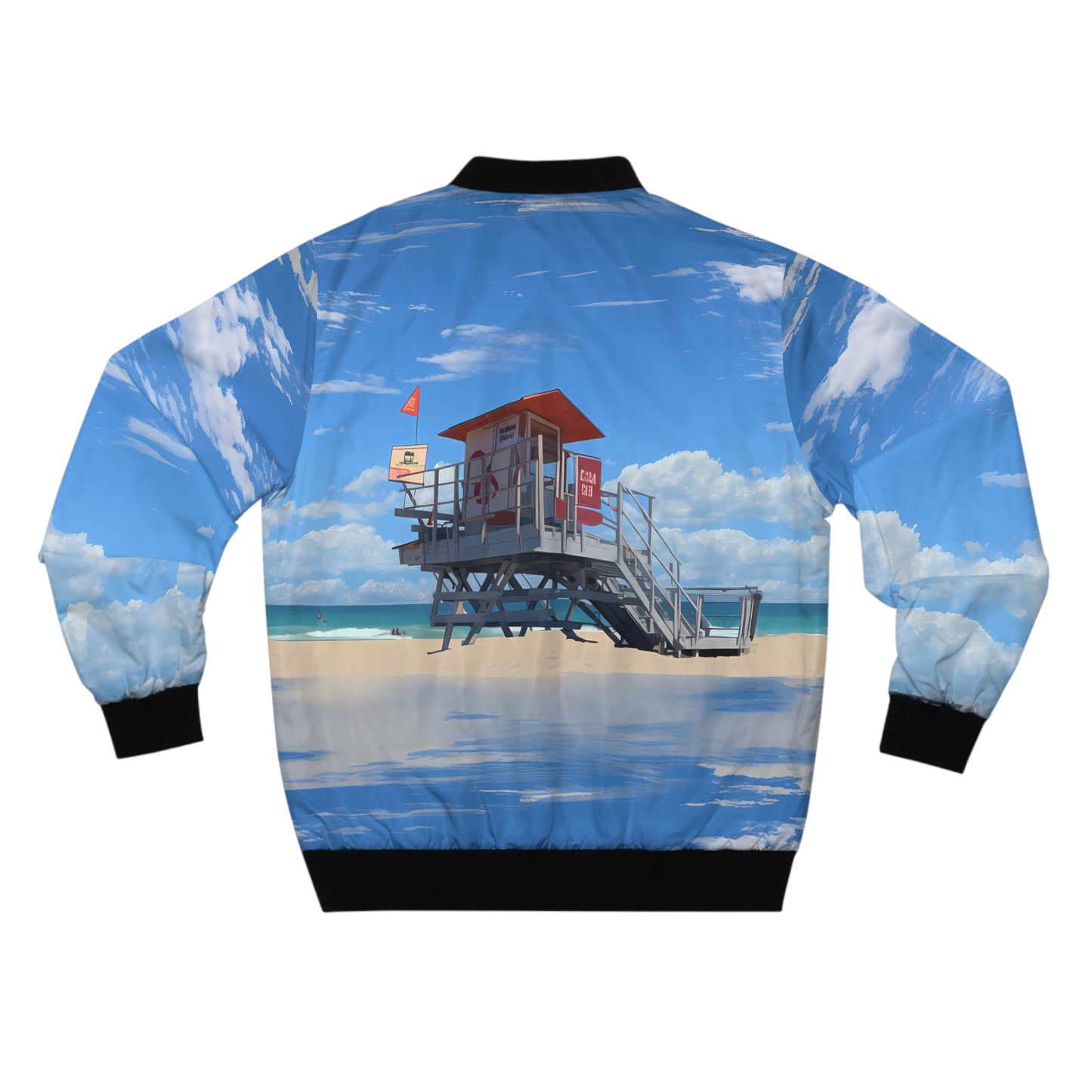 Men's Bomber Jacket - Love and Santa Monica