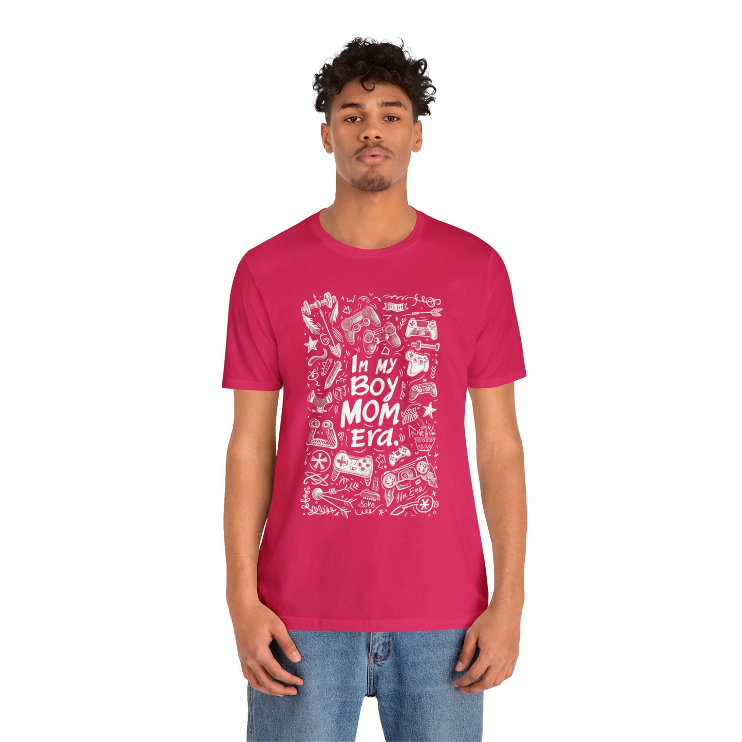 Unisex Jersey Short Sleeve Tee - In My Boy Mom Era - Gamer