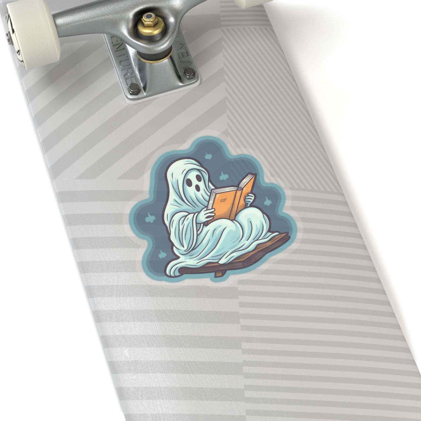 Bookish Ghost Stickers, Halloween Literary Stickers, Teacher's Halloween Present, Librarian Themed Stickers, Spooky Ghost Stickers