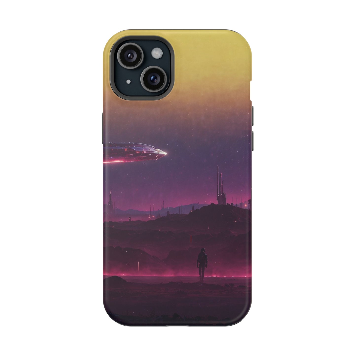 MagSafe Tough iPhone Case - "Cosmic Cyberpunk"