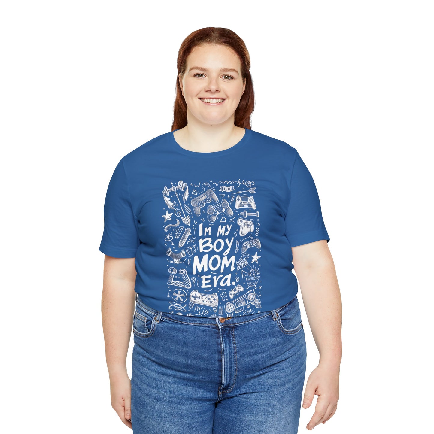 Unisex Jersey Short Sleeve Tee - In My Boy Mom Era - Gamer