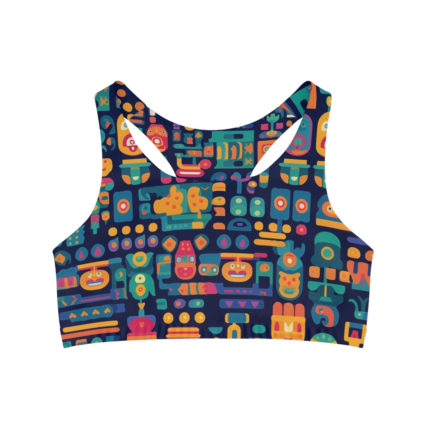 Sports Bra - Anika Trikonasana Space Invader