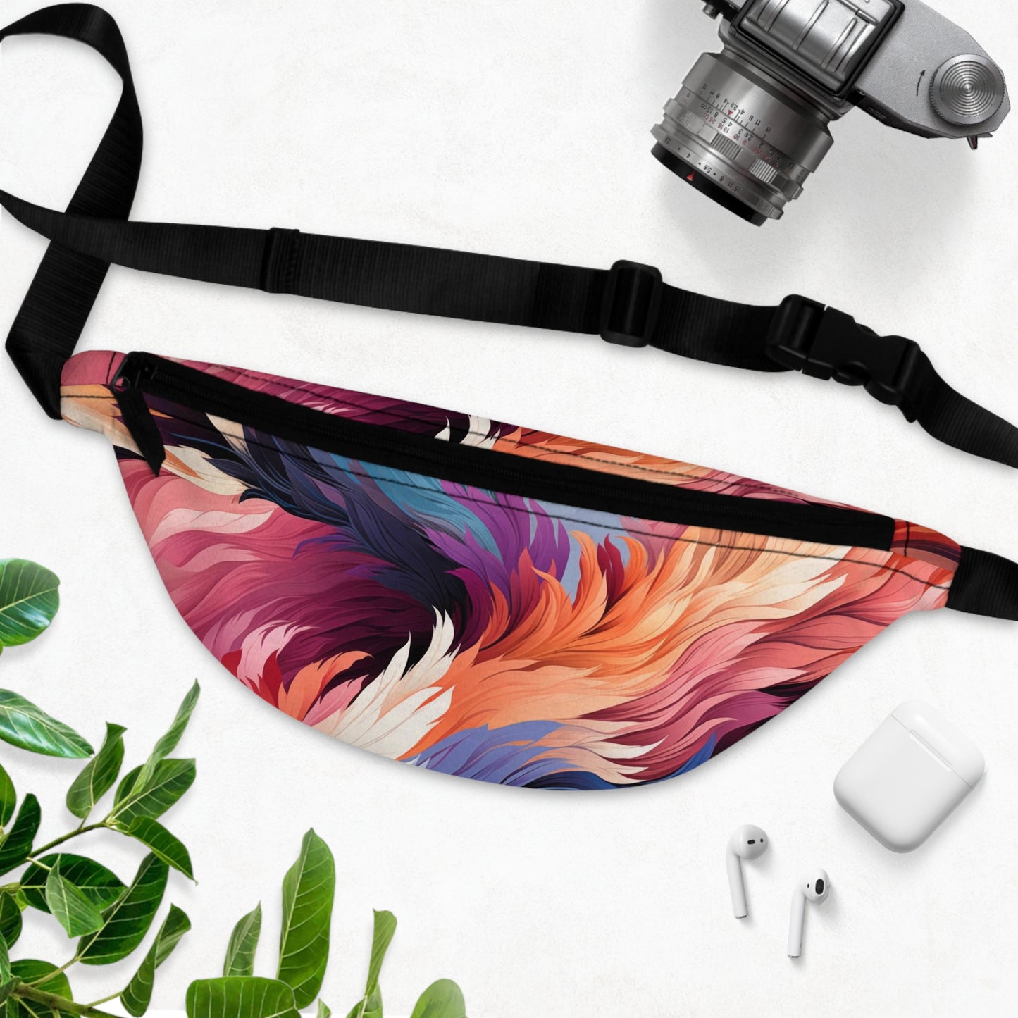 Fanny Pack/Bum Bag - Bard Makarasana Retro Anime Abstract