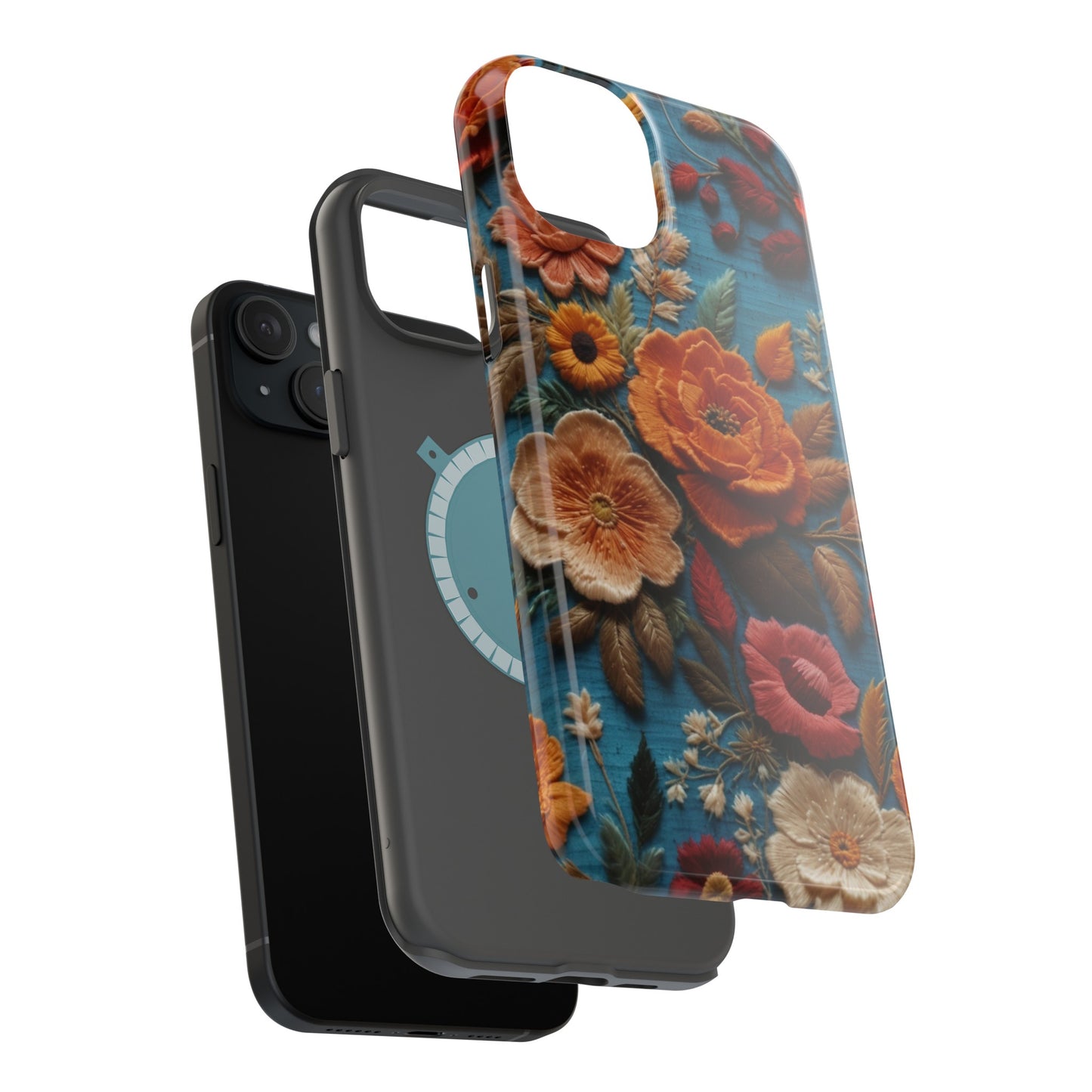 MagSafe Tough iPhone Case - Embroidered Artistry