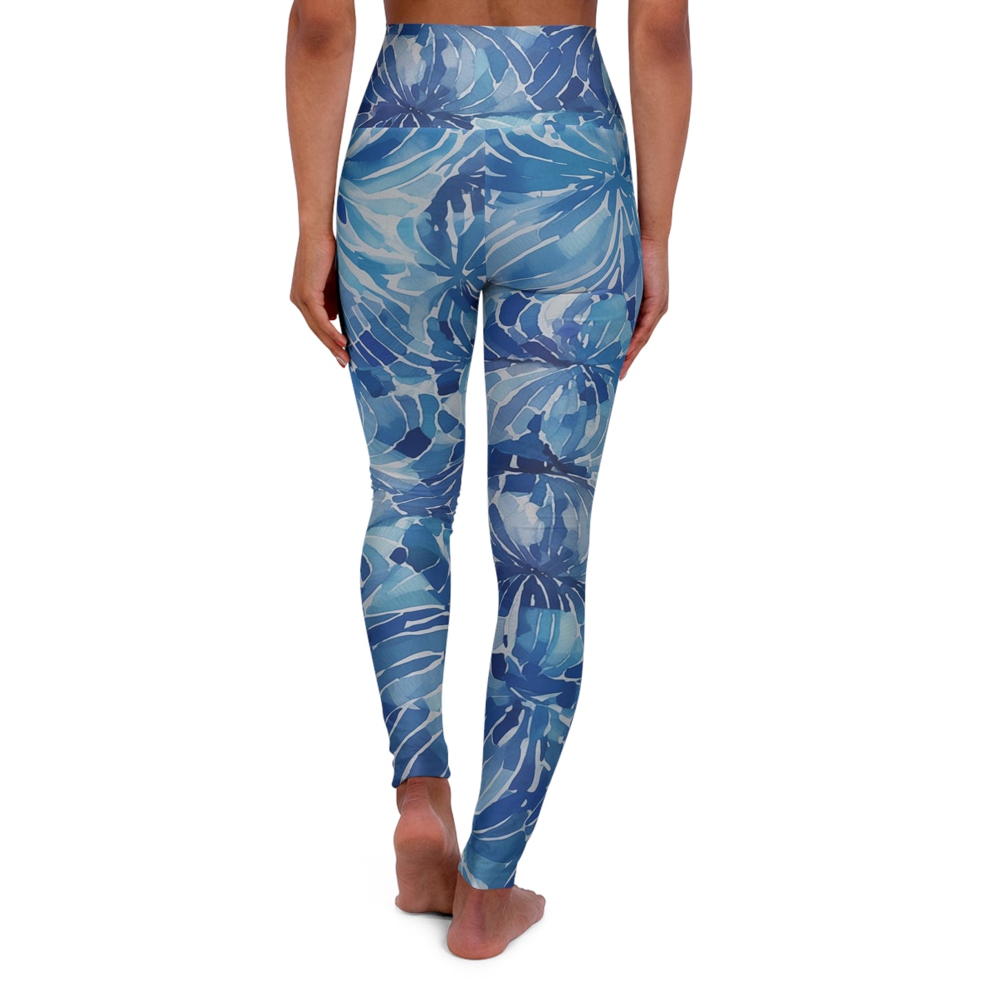 High Waisted Leggings - Colette Flint Shibori