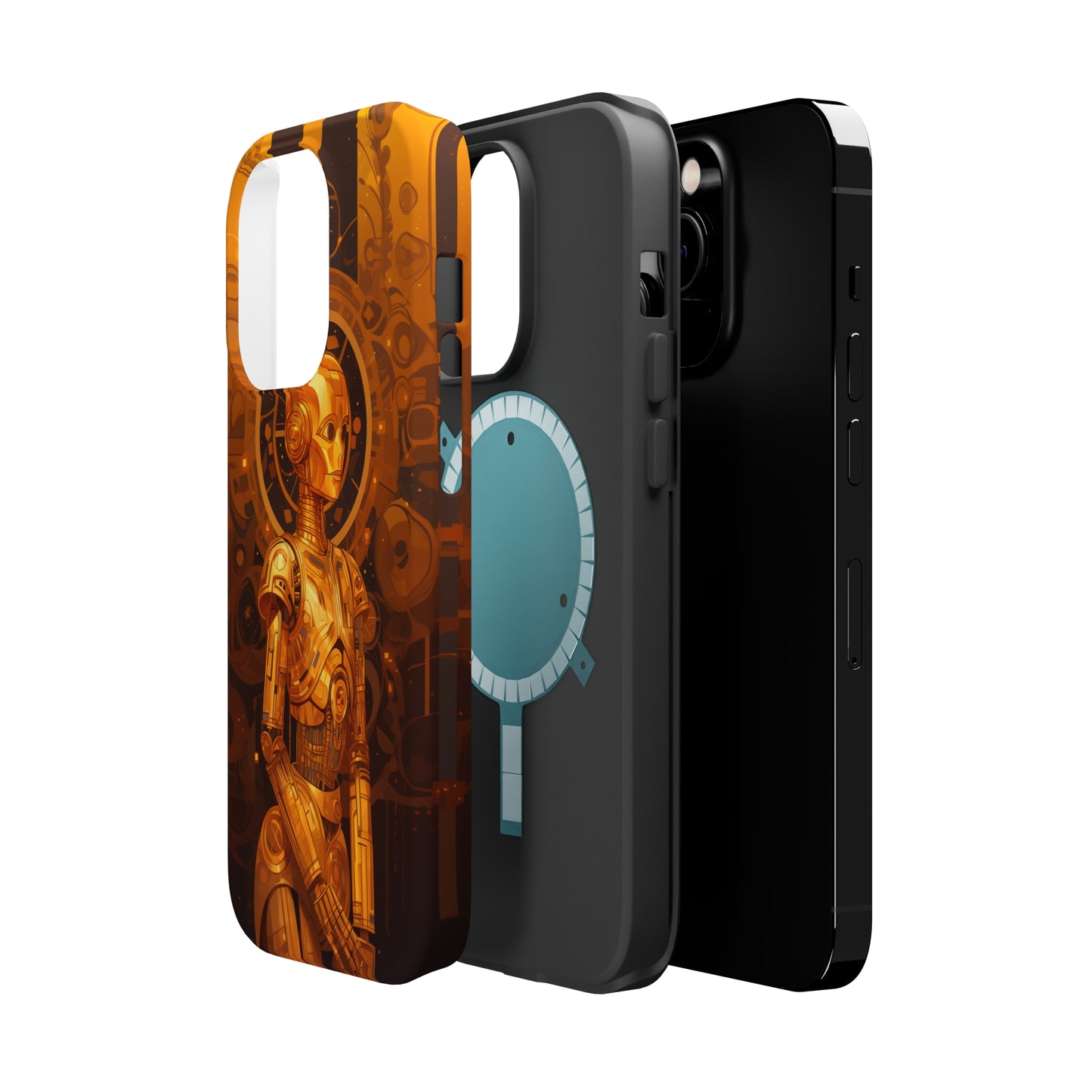 MagSafe Tough iPhone Case - C3P0 Art Nouveau
