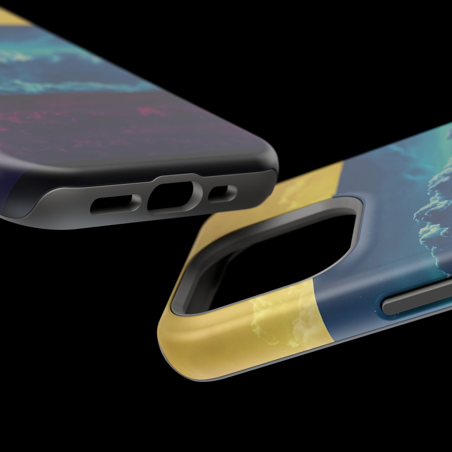 MagSafe Tough iPhone Case - "Nebula Synthwave"