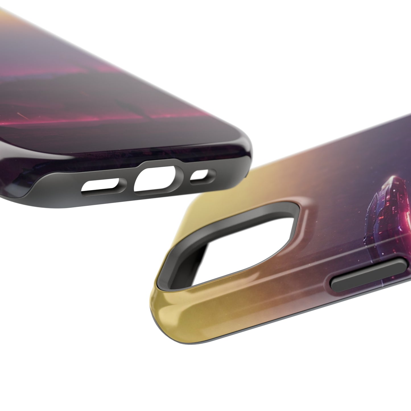 MagSafe Tough iPhone Case - "Cosmic Cyberpunk"