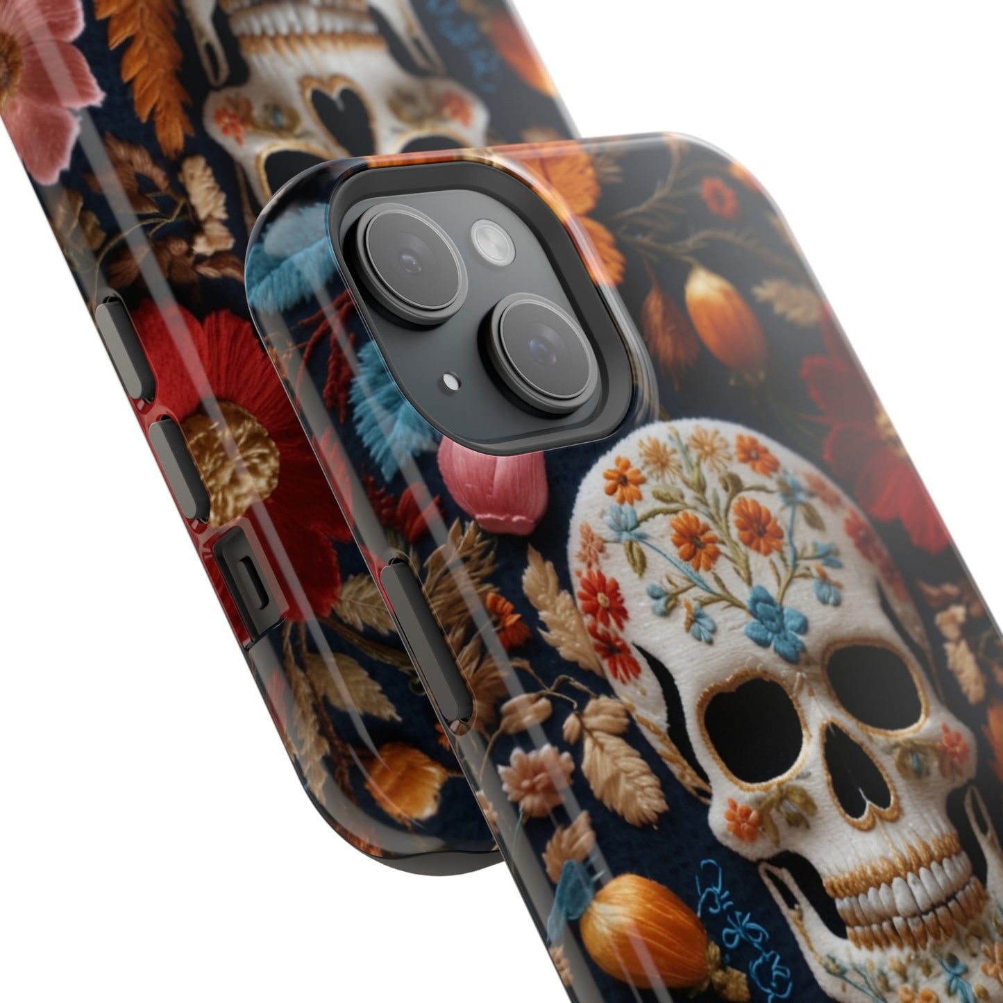 MagSafe Tough iPhone Case - "Embroidery Artistry"