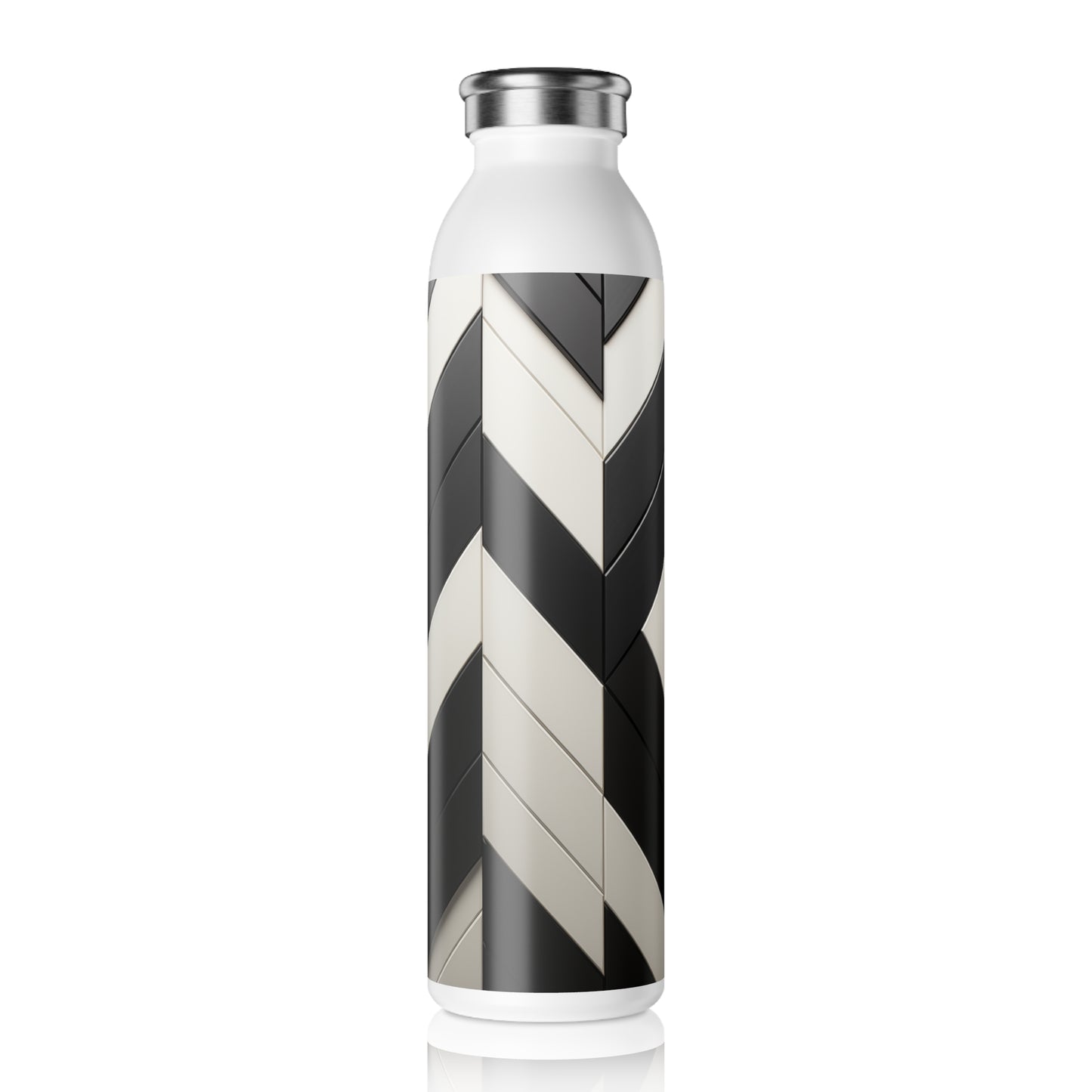 Slim Water Bottle - Chevrons for Aphrodite 01