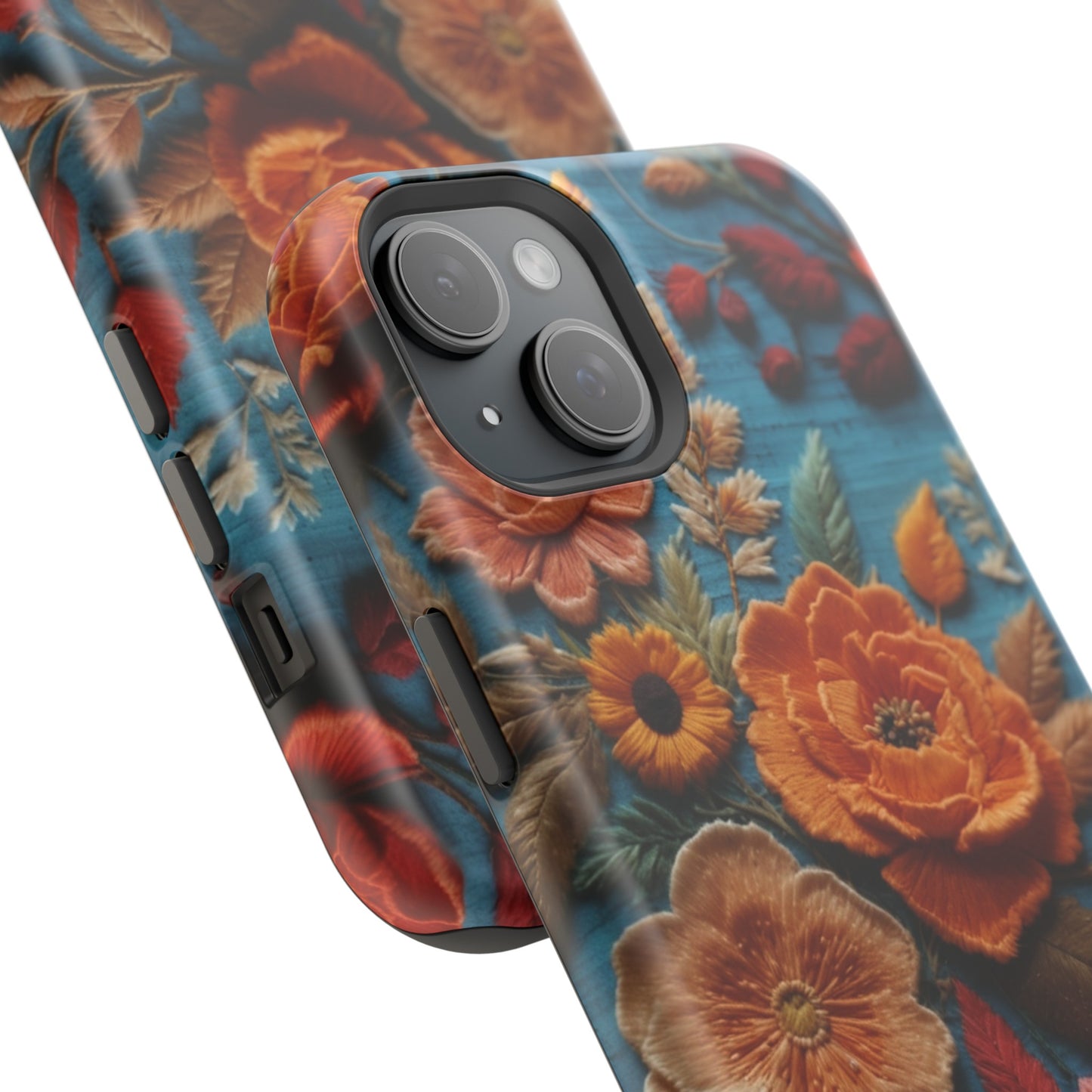 MagSafe Tough iPhone Case - Embroidered Artistry